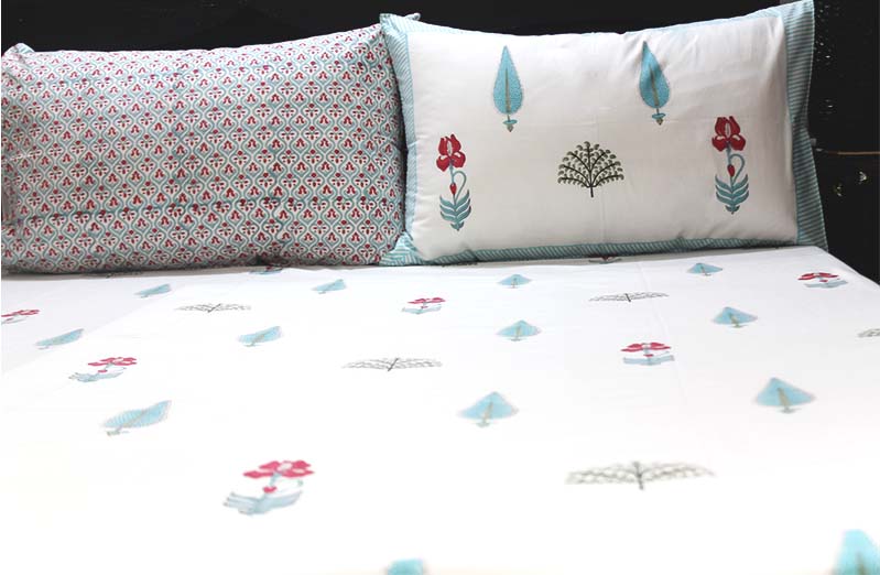 Ayka Percale Cotton Bed Sheet