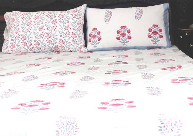 Pankhuri Percale Cotton Bed Sheet