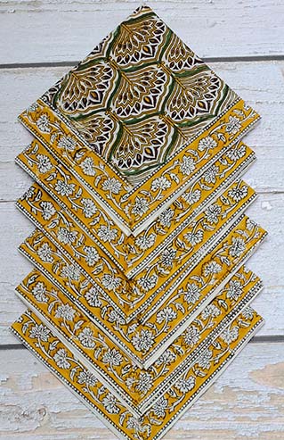 Mustard Table Napkin