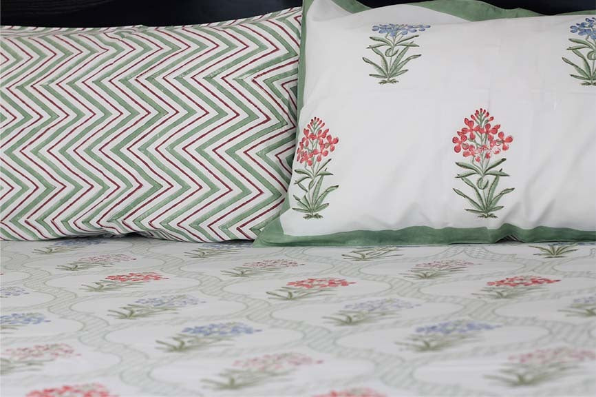 Harit Percale Cotton Bedsheet
